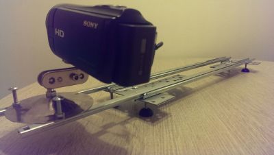 DIY Camera Slider with Sony HDR cx330 on board