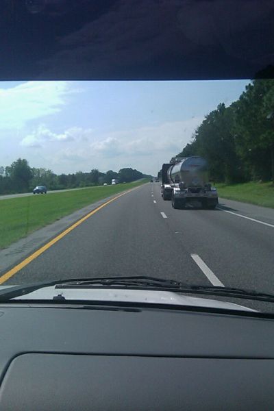 on my way to mobile Alabama.