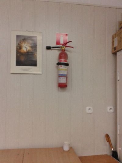 Fire extinguisher in the computer room, needed or not?