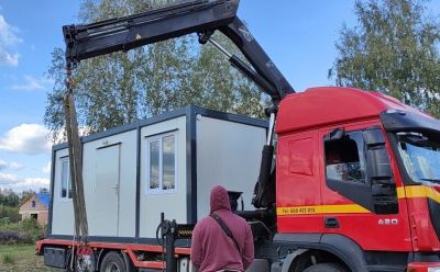 Karmod K1002 flat pack office container