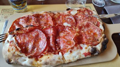 Italian pinsa in Rome