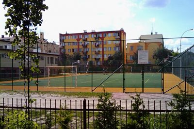 School football court