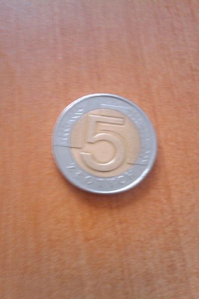 five pln polish coin