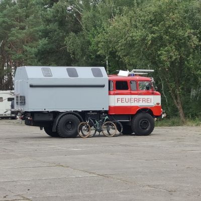 very original camper in Germany