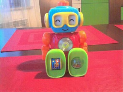 Toys for children - playing robot for small children.