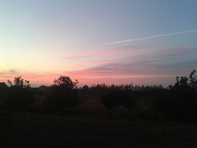 Why does the color of the sky changes?