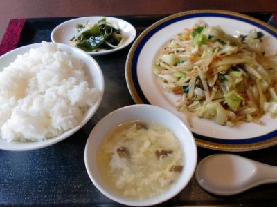 野菜炒め定食