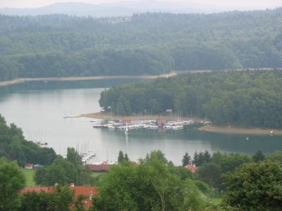 Lake and fisching port