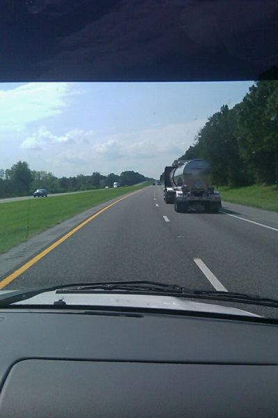 on my way to mobile Alabama.