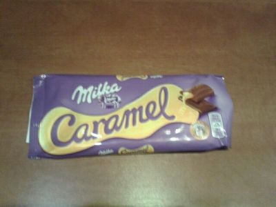 Milk chocolate with caramel filling!