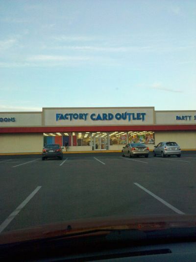 Factory Card Outlet - parking